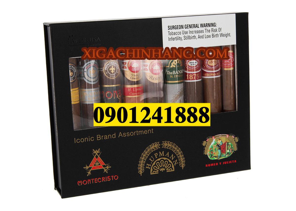 Xì gà Iconic Brand Sampler Box 9 điếu 0901241888
